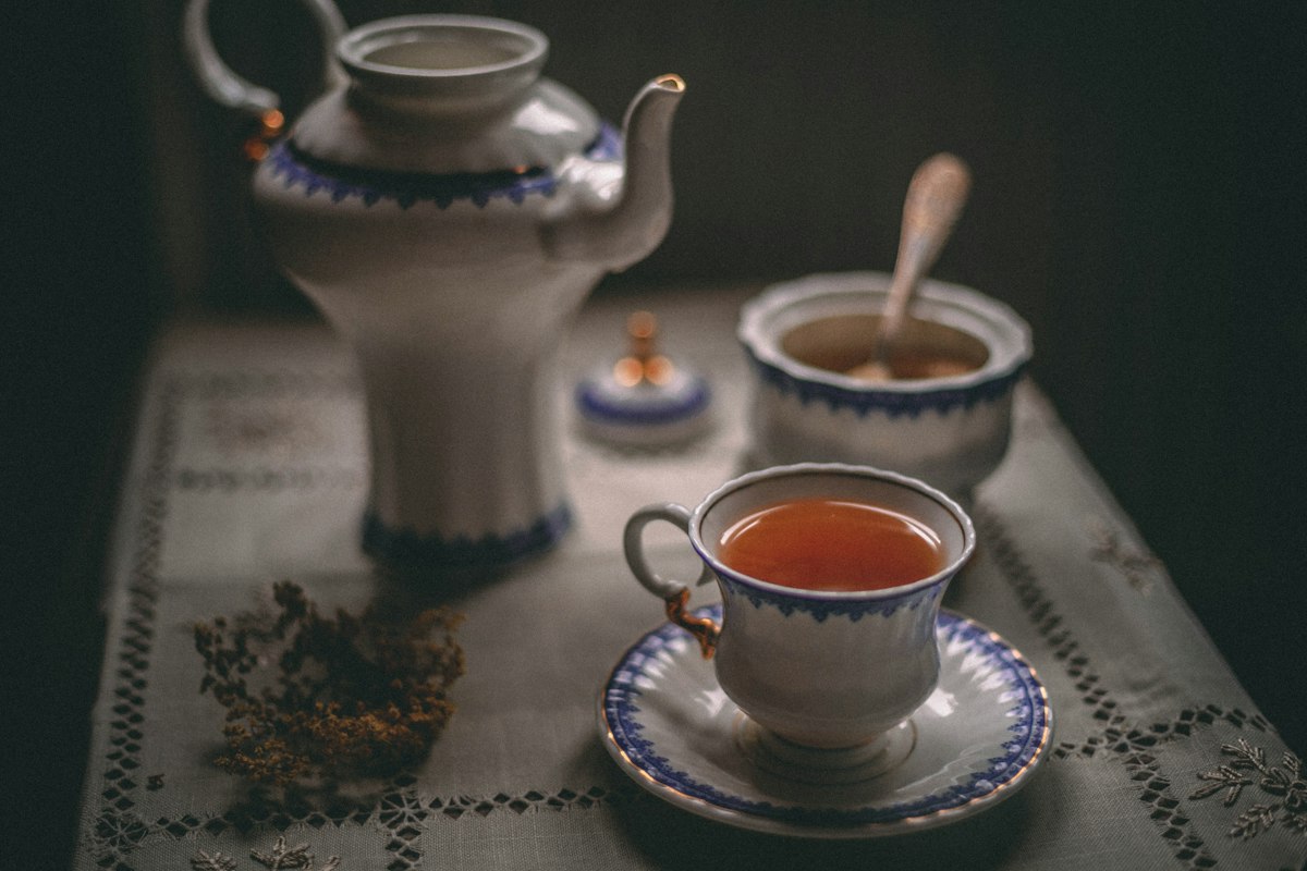 Feuilles d'oolong roulées